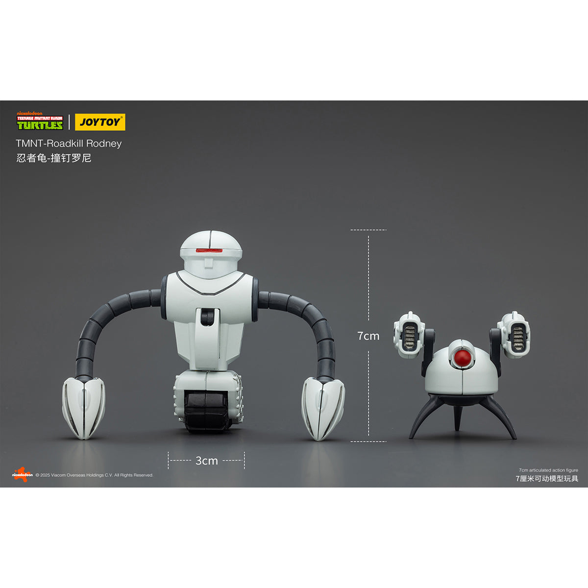 JOYTOY TMNT-Roadkill Rodney TMNT-Turtle Van 1/18 Scale Fit TMNT Series