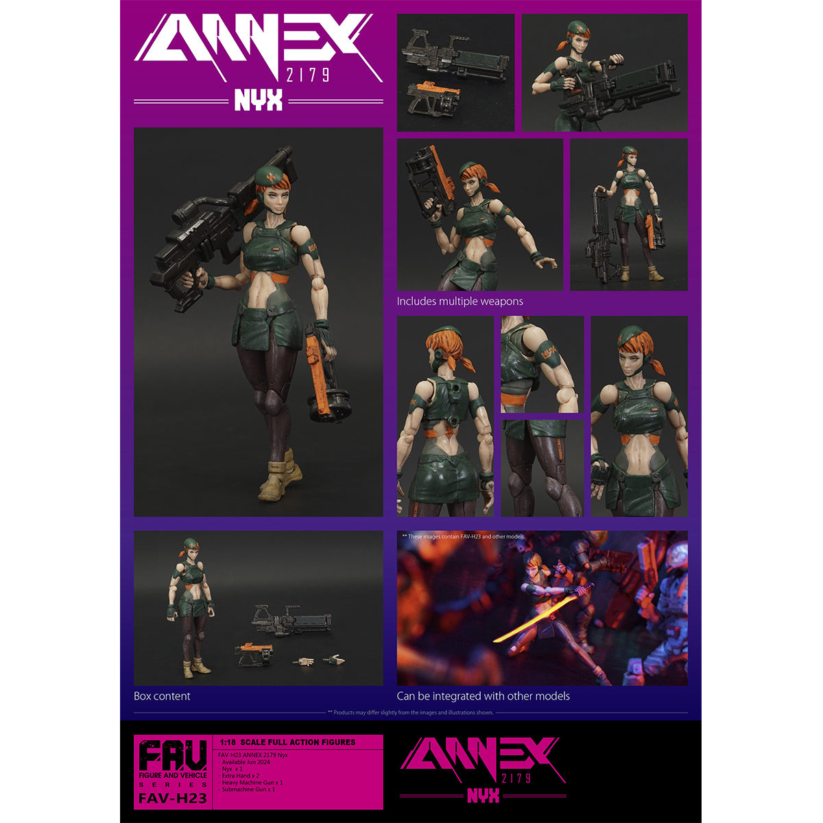 TOY ALLIANCE Acid Rain World Nyx Action Figures