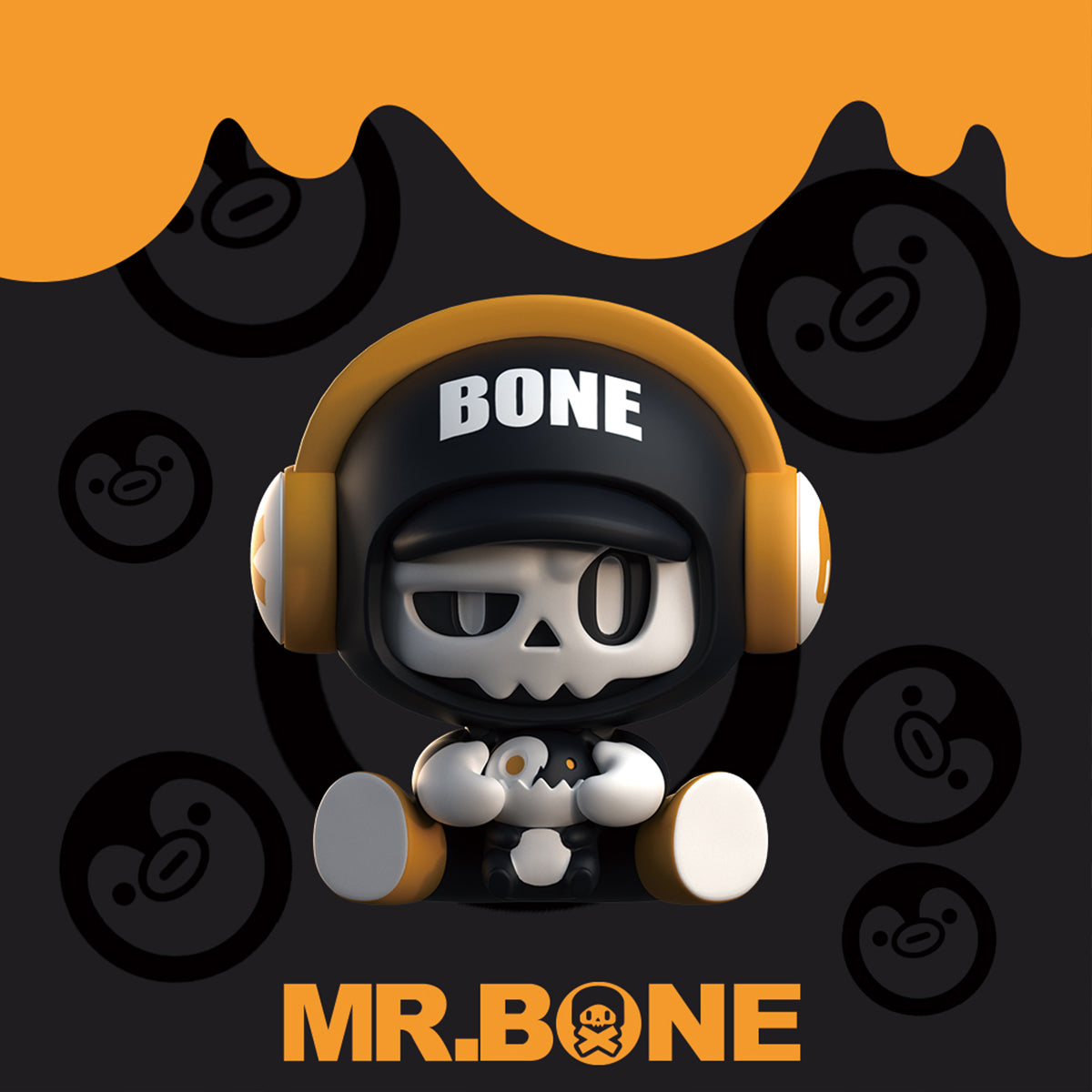 MR.BONE Babybone Cute Grain Sitting Pose Blind Box Figure