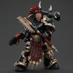 Figuras de acción JOYTOY Warhammer 40,000 Chaos Space Marines Black Legion Chosen con pistola de plasma y hacha de energía