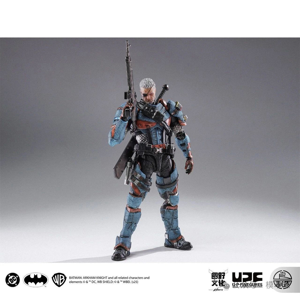 良品製造 1/12 Arkham Knight アクションフィギュア DC002 U-P-Finegures Batman: Arkham Knight - Deathstroke DC002 1/12 Scale Act