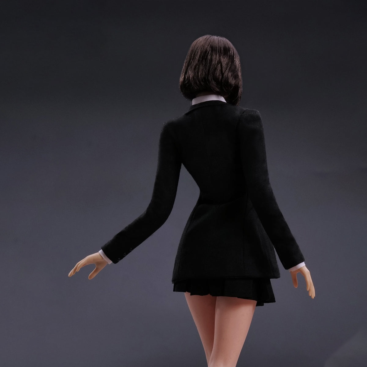 VSTOYS 1/6 Scale Figure Doll Clothes: Girl Group Outfit: Pleated Short Skirt Suit For 12-inch Miniature Collectible 24XG98B