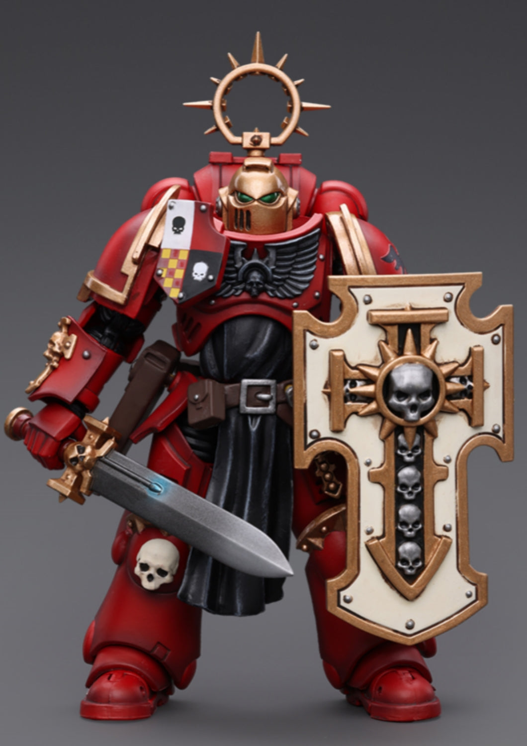 HiPlay JoyToy Warhammer 40K Collectible Figure: Primaris Space Marines Blood Angels Bladeguard Veteran 1:18 Scale Action Figures JT2788 (Blood Angels JT2788)