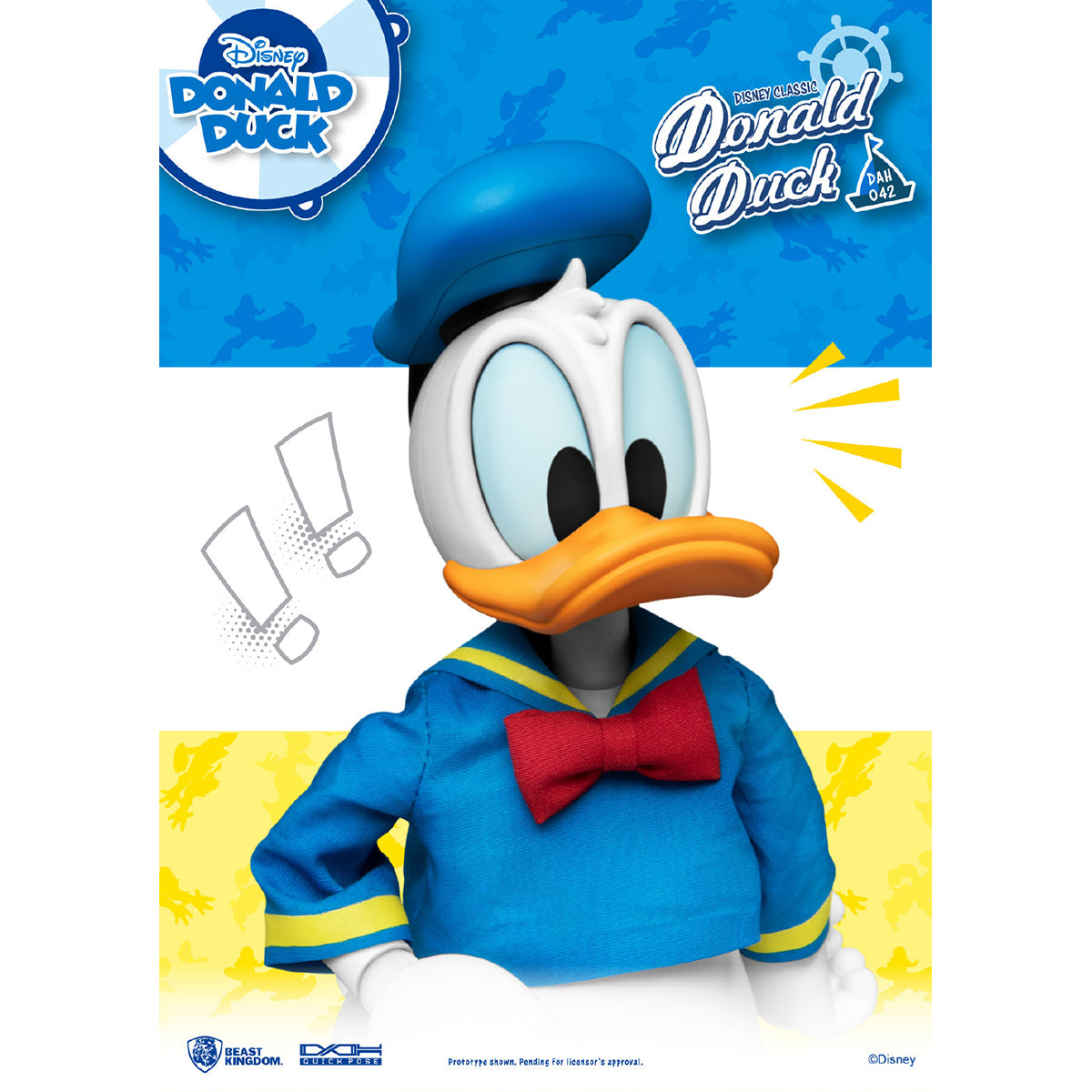 リール Donald Duck Beast Kingdom DAH-042 Disney Classic Donald Duck Action Figure