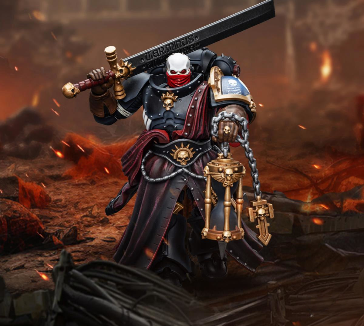 JoyToy Warhammer 40K Collectible Figure: Ultramarines Judiciar 1:18 Scale Action Figures JT8896