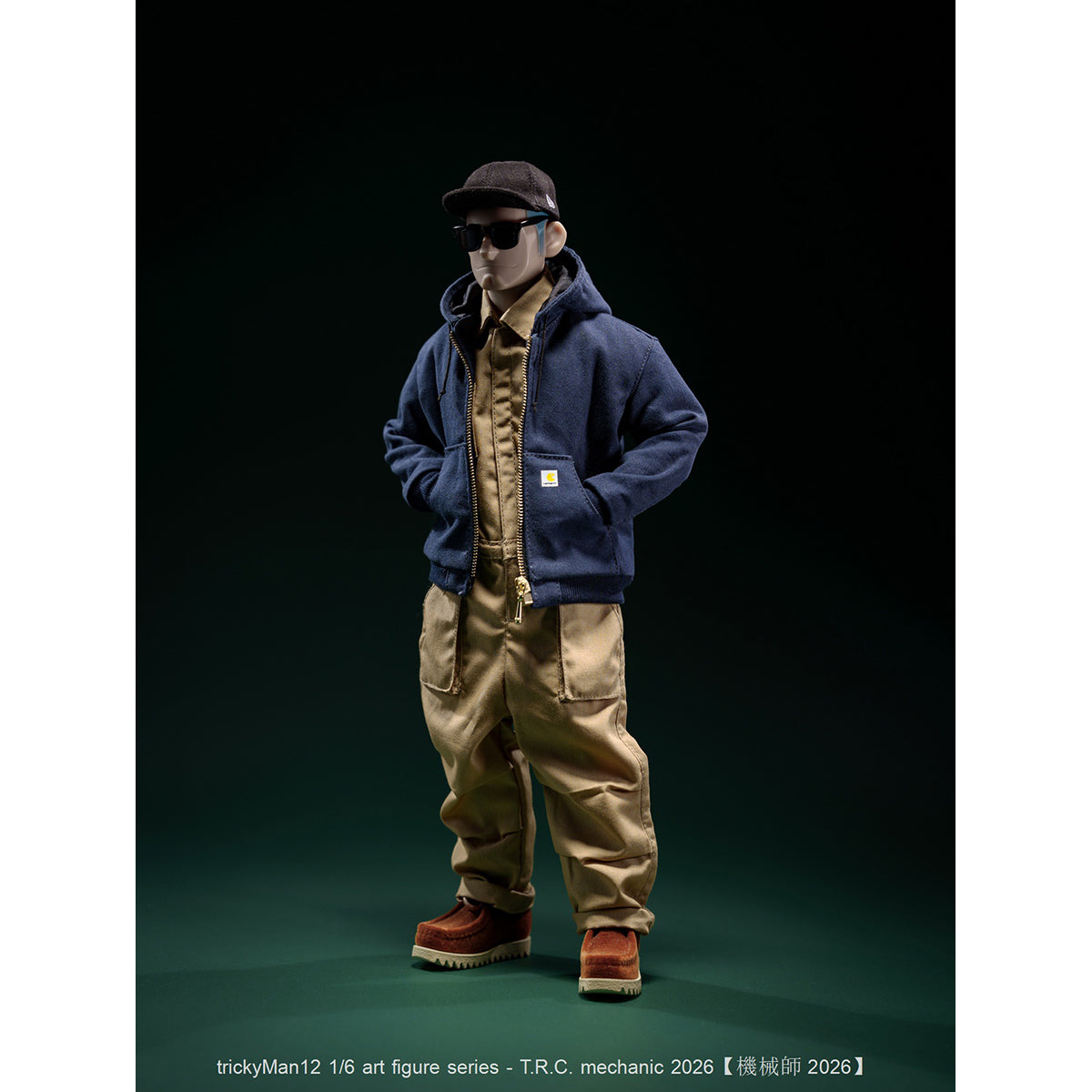 TrickyMan12 T.R.C. Mechanic 2026 with Canvas Work Jacket 1/6 Scale Action Figure Set