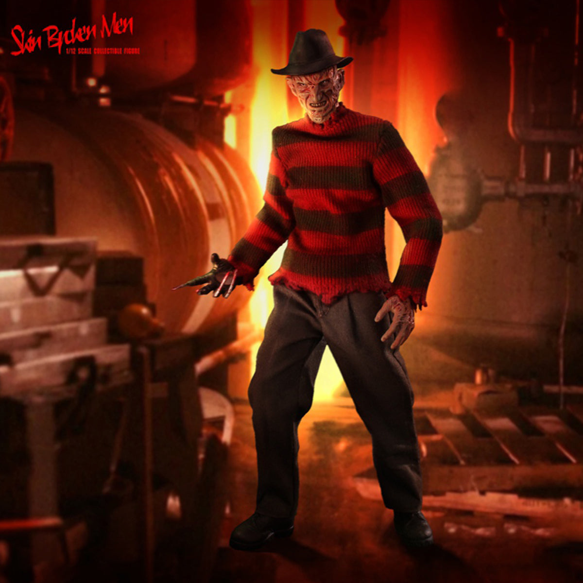 Play One twelve skin broken men, Horror Style, Action Figure Full Set