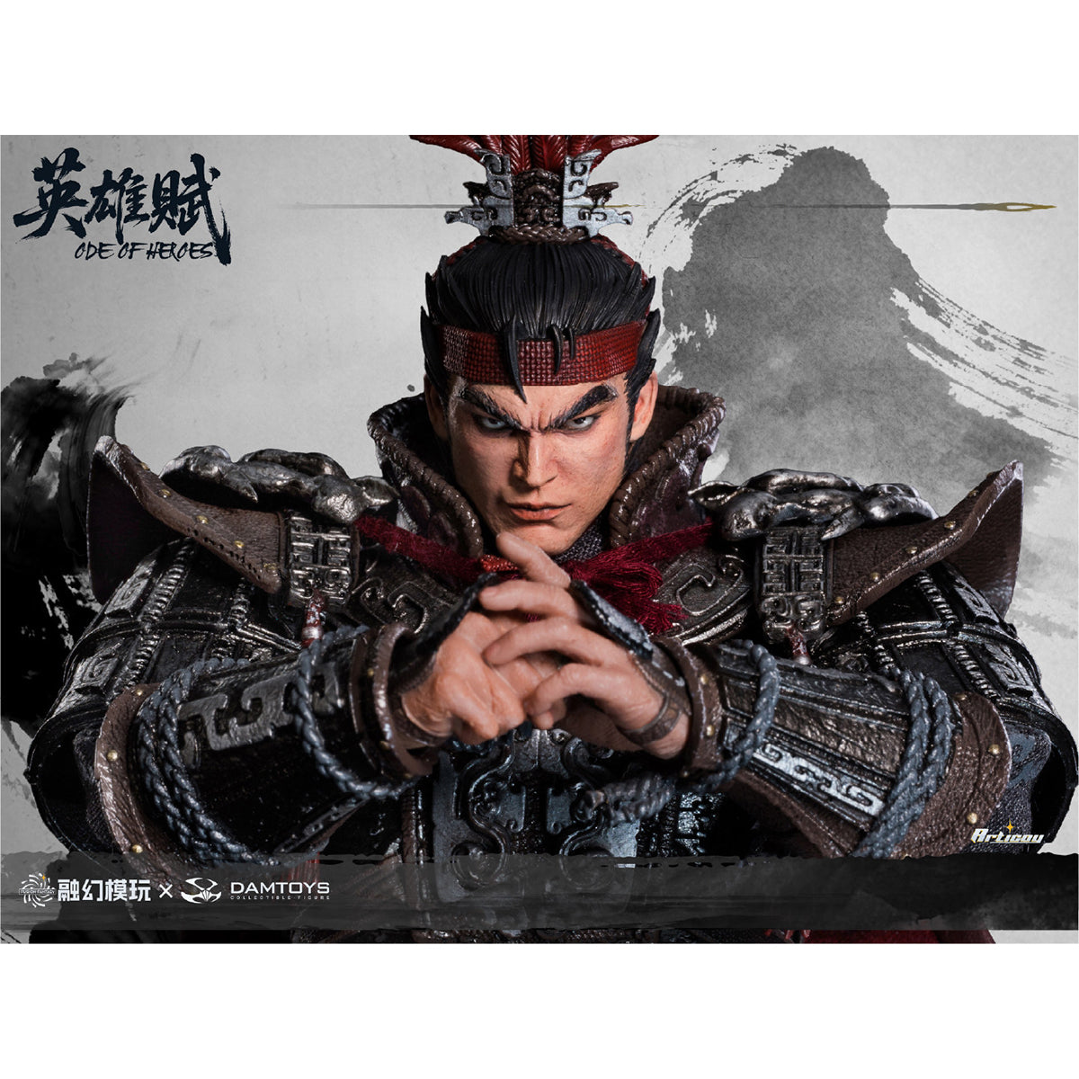 FUSION FANTASY × DAMTOYS Odes of Heroes Jiuyuan Fierce Tiger FTOH-01 Lv Bu 1/12 Scale Action Figure