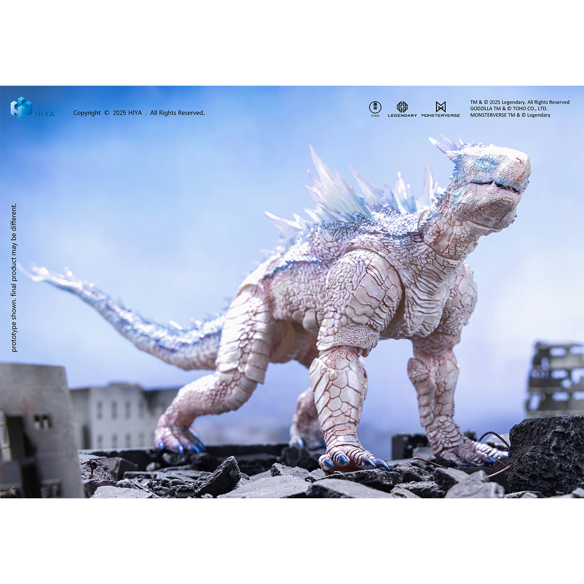 HIYA Exquisite Basic Godzilla x Kong: The New Empire Frost Bite Blast Snow Demon Shimo EBG0189 Monster Action Figure