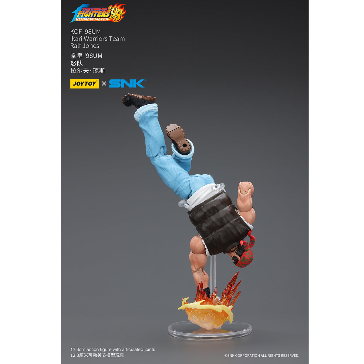 (Only Shipped to the US) JOYTOY SNK 1/18 KOF'98UM Ikari Warriors Team Ralf Jones JT01710 Action Figures