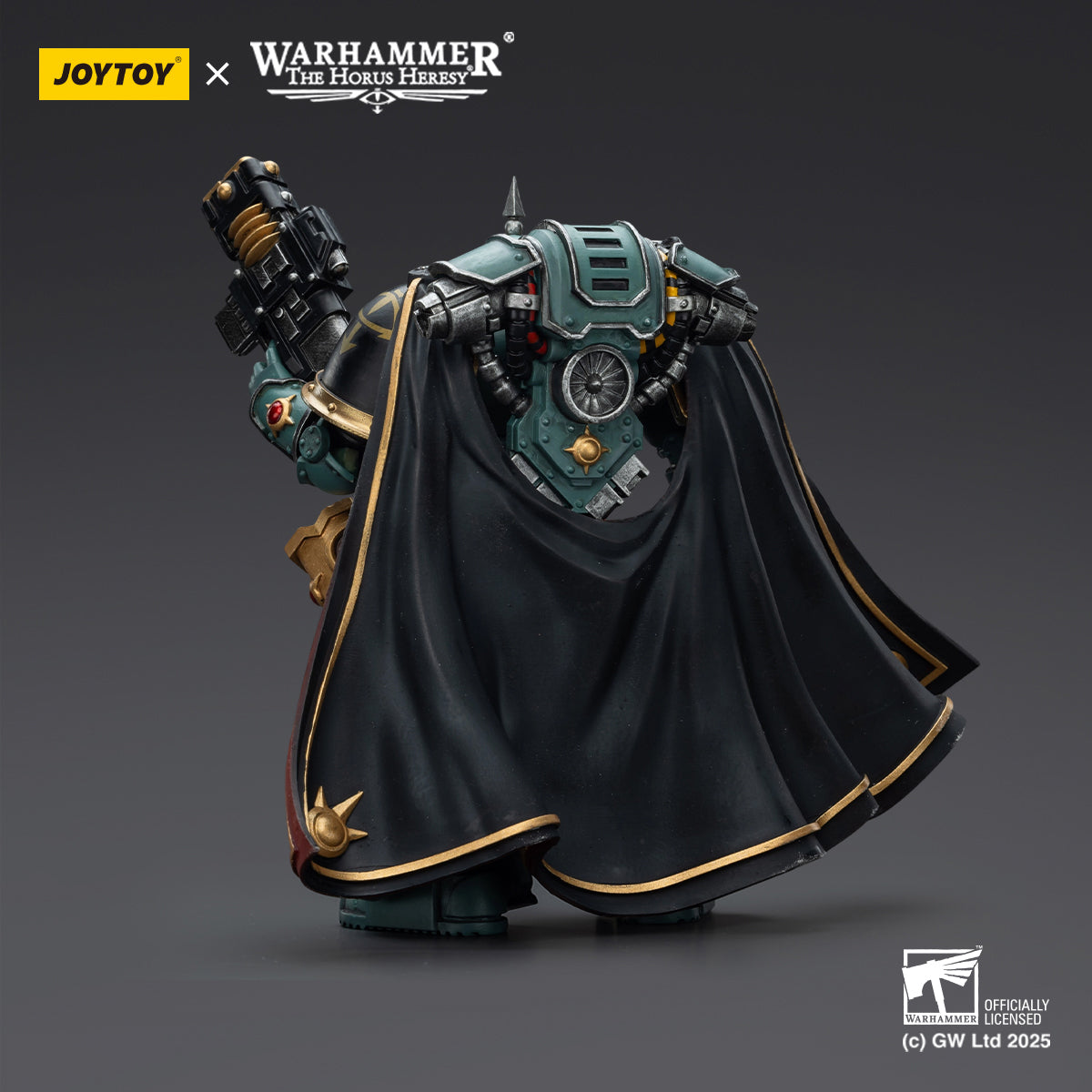 JOYTOY Imperial Fists Legion Apothecary/Sons of Horus Legion Apothecary & Legion Champion & Cataphractii Praetor with Combi-Melta and Power Maul 1/18 Scale Action Figure