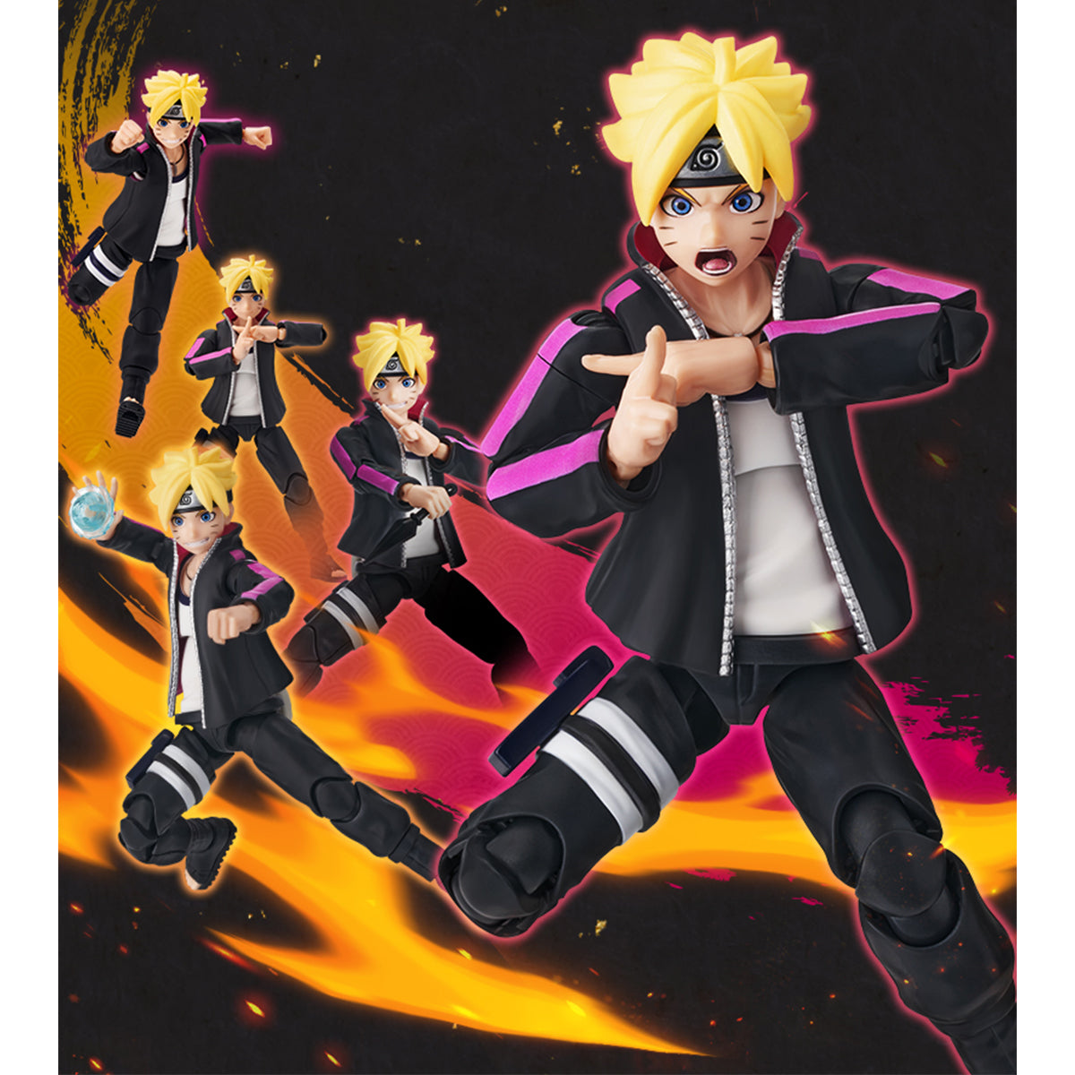 BLOKEES Naruto Champion Class Uzumaki Boruto/Uzumaki Naruto Model Kit