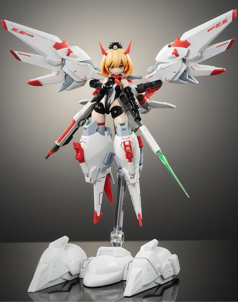 HEMOXIAN Full-Time Jijia Kelly Janet Mecha Girl Assembly Model Kits