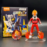 Figurines articulées Blokees Ultraman Encyclopedia Shining Edition Série 7 - Final Battle 73207, boîte aveugle