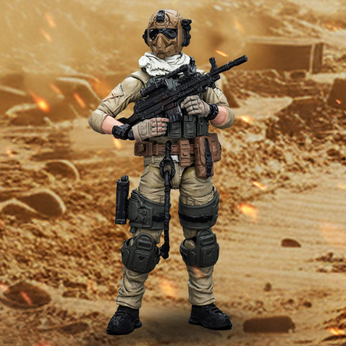 HiPlay JoyToy Hardcore Coldplay: U.S. Army Delta Assault Squad - Machine Gunner 1:18 Scale Action Figures