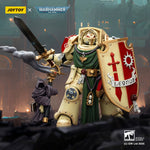 JOYTOY Dark Angels Deathwing Knight With Power Sword Storm & The Sanguinor with Encarmine Broadsword 1/18 Scale Action Figure