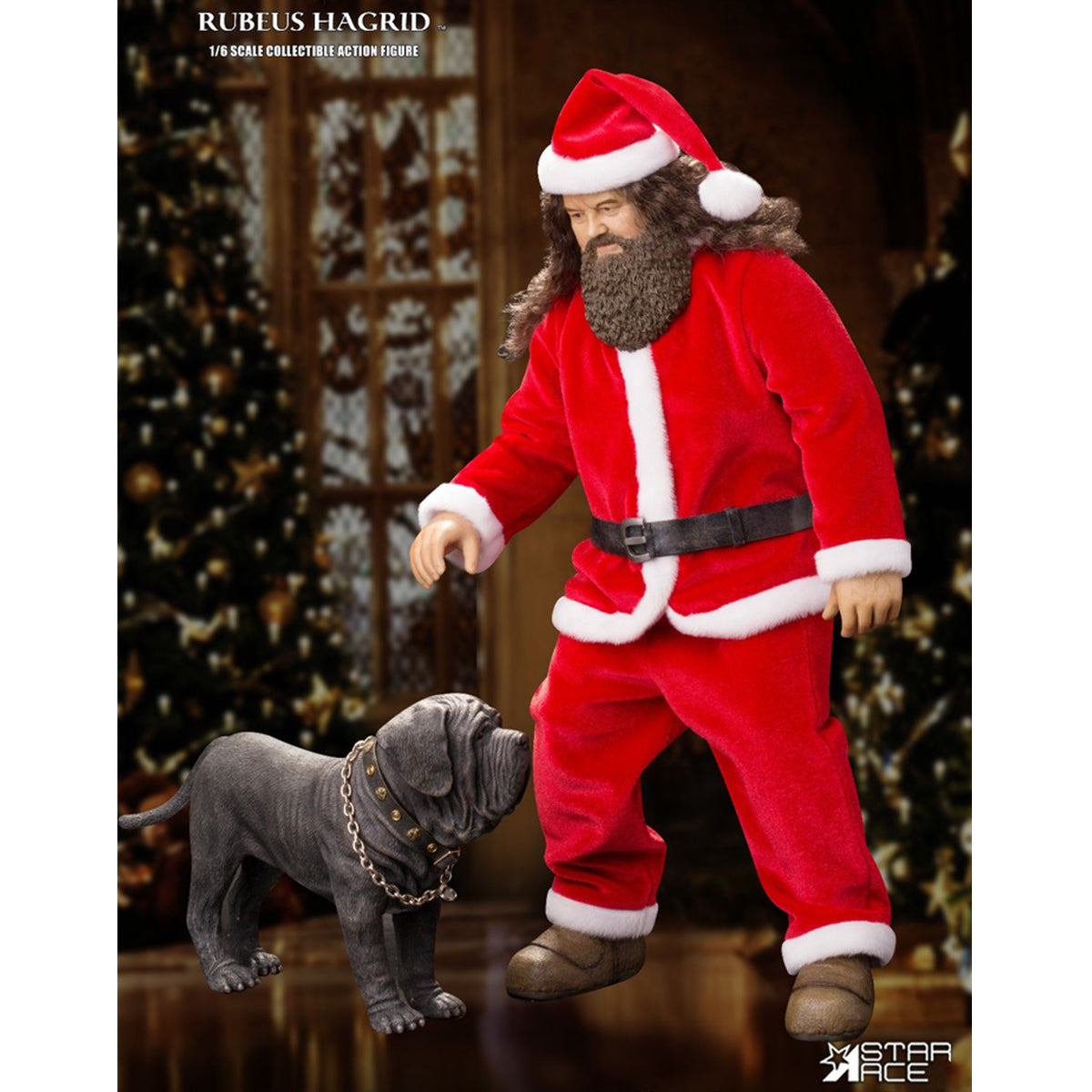 STAR ACE Toys Harry Potter: Rubeus Hagrid Ver.2 Christmas Edition Action Figures