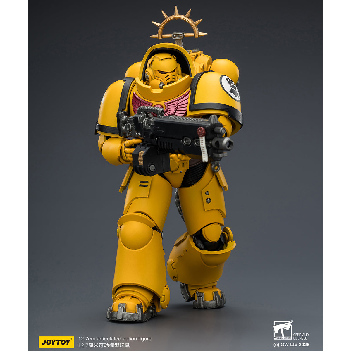JOYTOY Warhammer 40,000: Space Marine 2 Heavy Intercessor with Heavy Bolt Rifle and Bolt Pistol (Game Edition) 1/18 Scale Action Figure
