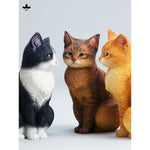 JXK JXK352 Well-behaved Sitting Cat 1/6 Scale Resin Animal Figurine