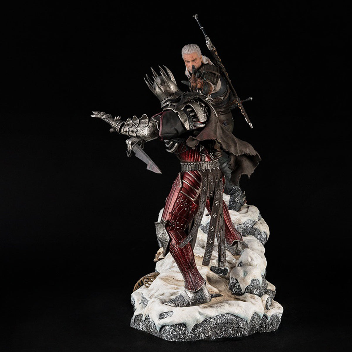 PureArts 1/6 The Witcher 3：Wild Hunt - Geralt vs Eredin Art VideoGame Statue