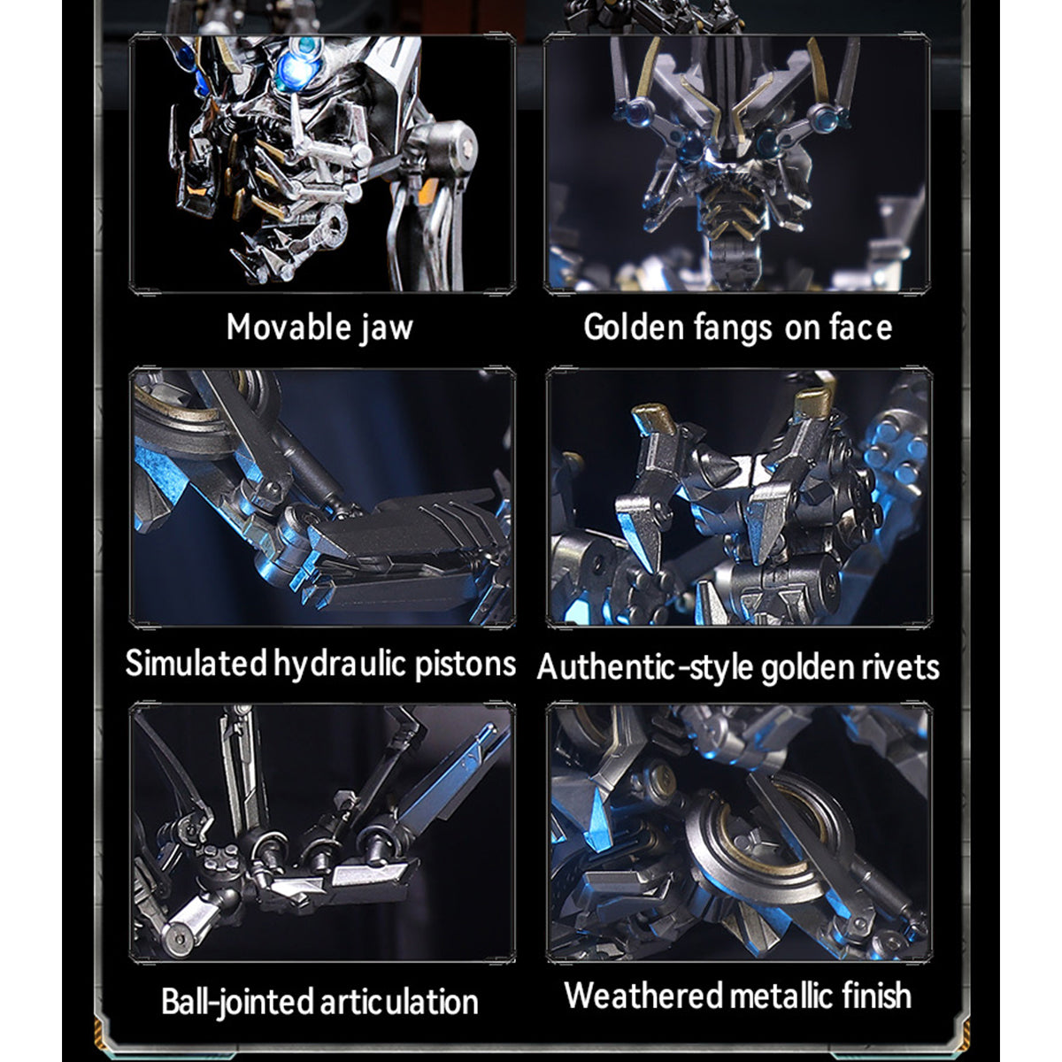 Killerbody Transformers Frenzy MRP02 Figure | LED Eyes & Four Darts