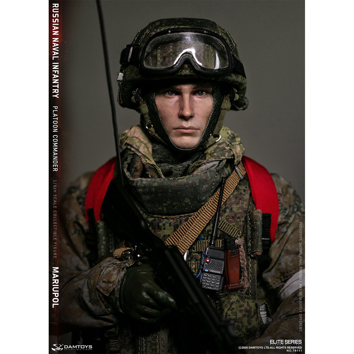 DAMTOYS NO.78111 Russian Naval Infantry Commander Mariupol 1/6 Scale Action Figure
