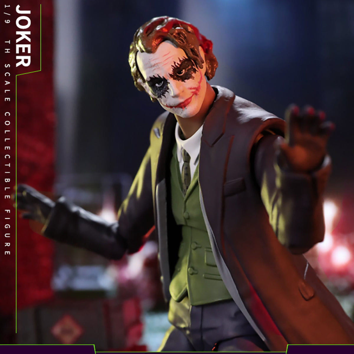 HiPlay Fondjoy Full Set: Heath Ledger, Joker, 1:9 Scale Miniature Action Figurine