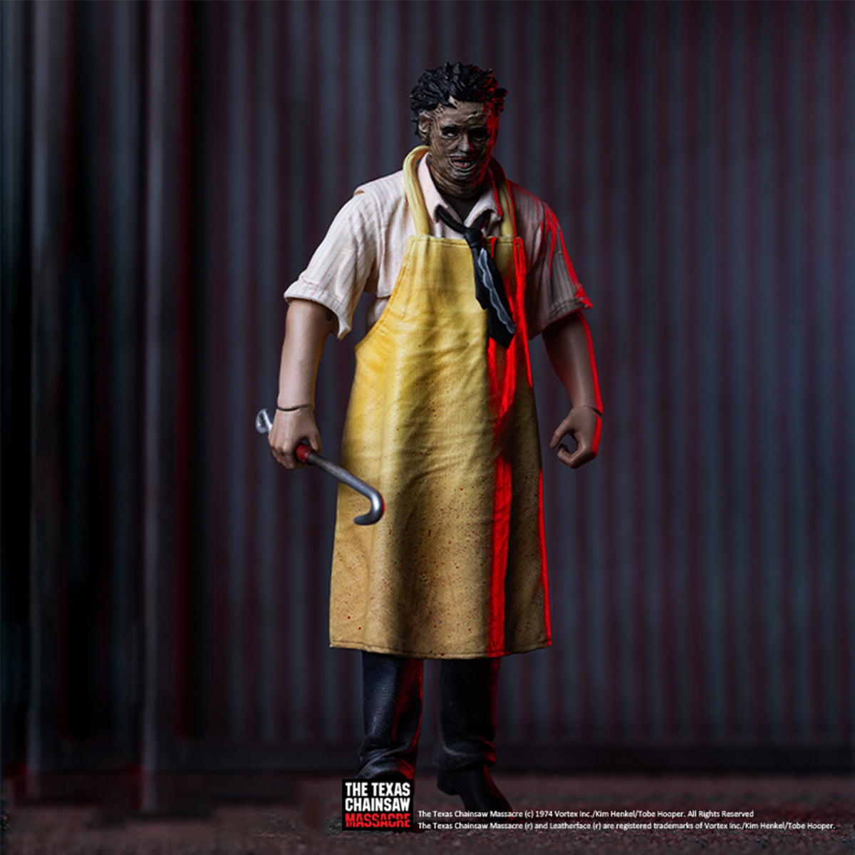 HIYA Exquisite Mini Series, Massacre à la tronçonneuse 1974 Leatherface, édition standard, ensemble complet de figurines d'action