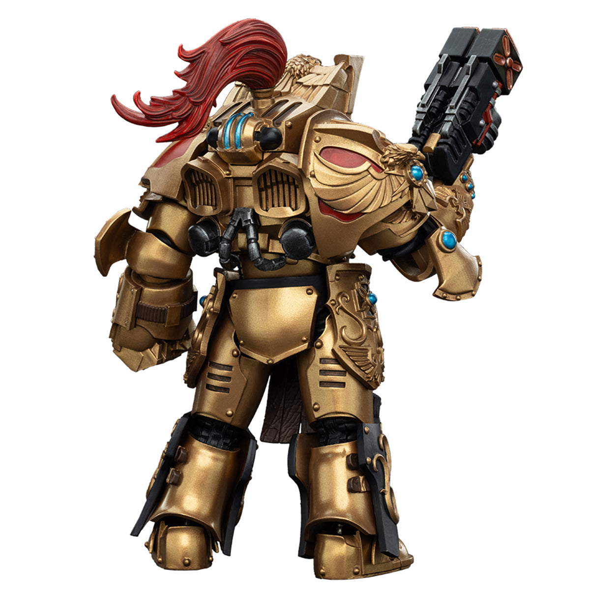 JOYTOY Legio Custodes Aquilon Terminator Squad Aquilon with twin-linked Adrathic Destructor JT00751 Warhammer 1/18 Scale Action Figures