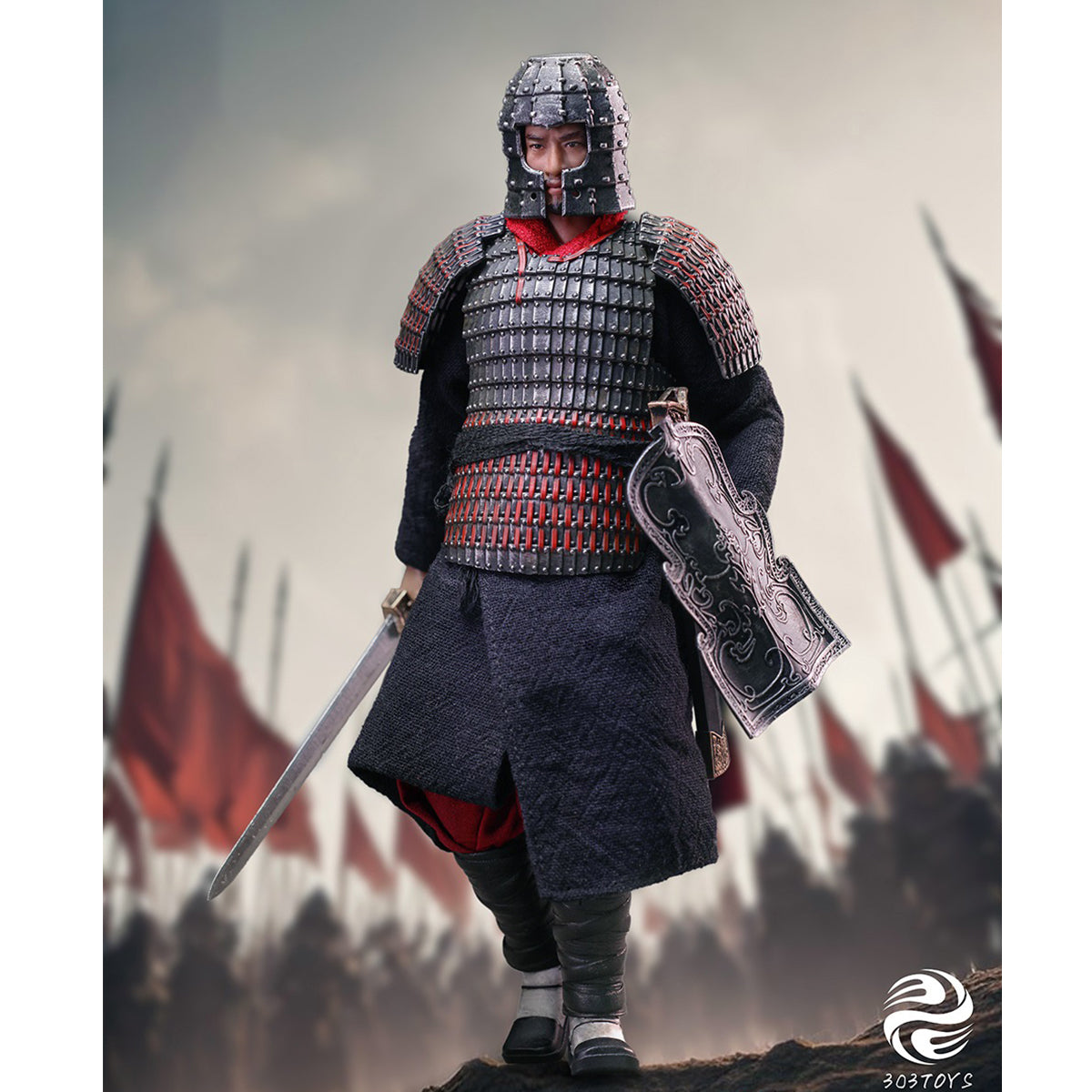 303TOYS, Huaxia In The Palm - The Qin Empire, The Eternal First Emperor/Halberdier/Crossbowman/Swordsman Deluxe Single Figure Edition & Ultimate Deluxe Set Action Figures