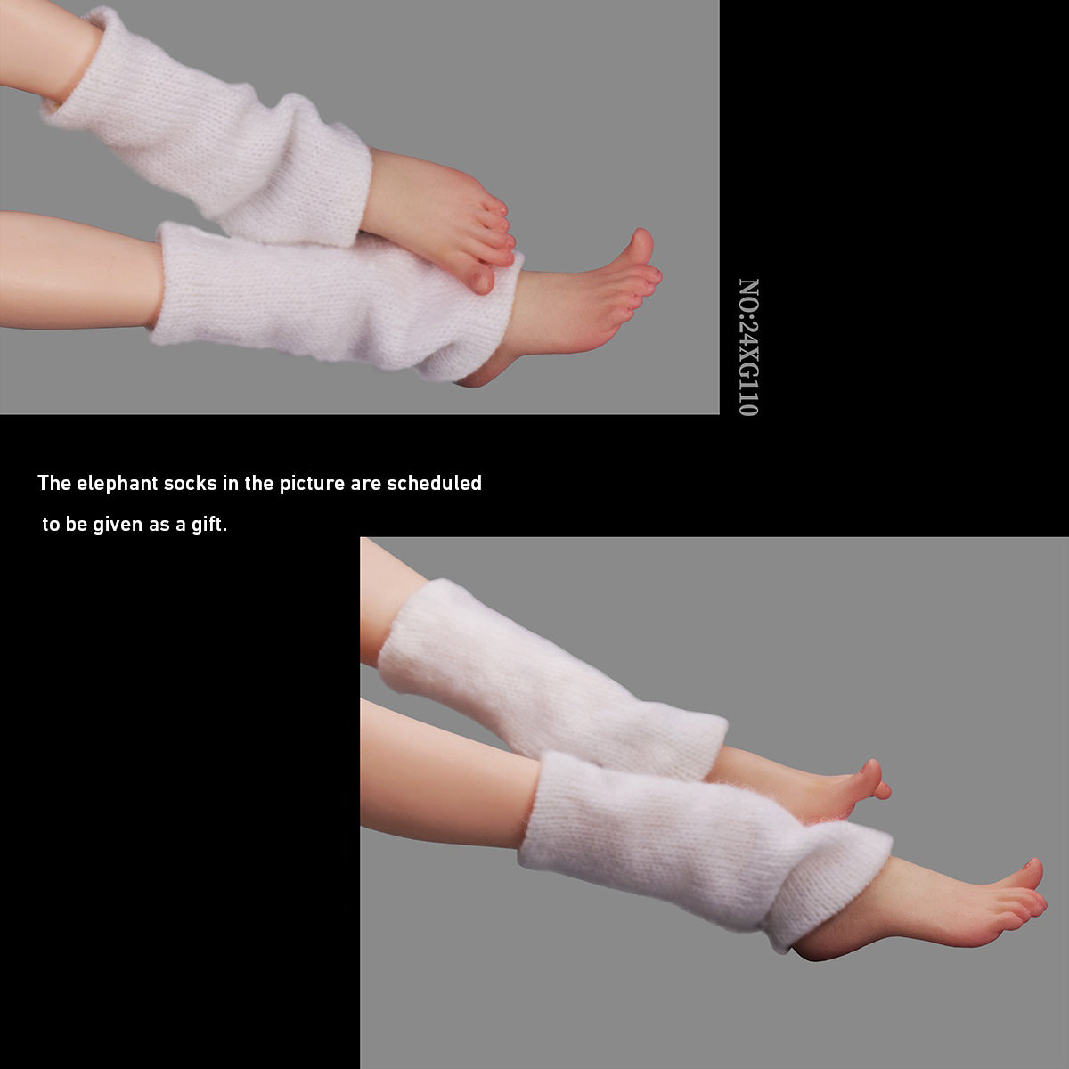 VSTOYS Female Foot Model White Color for Action Figures
