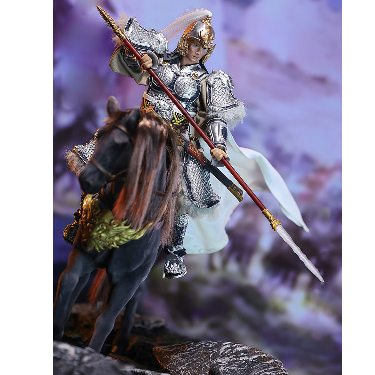 Qian Kun MODEL Ma Chao and Meng Qi Action Figure Deluxe Edition