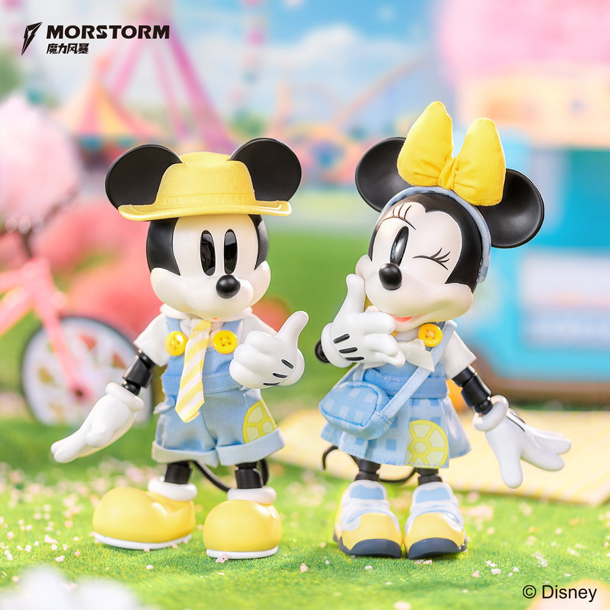 MORSTORM Classic Collection Heartbeat Garden Party Minnie & Mickey Action Figure