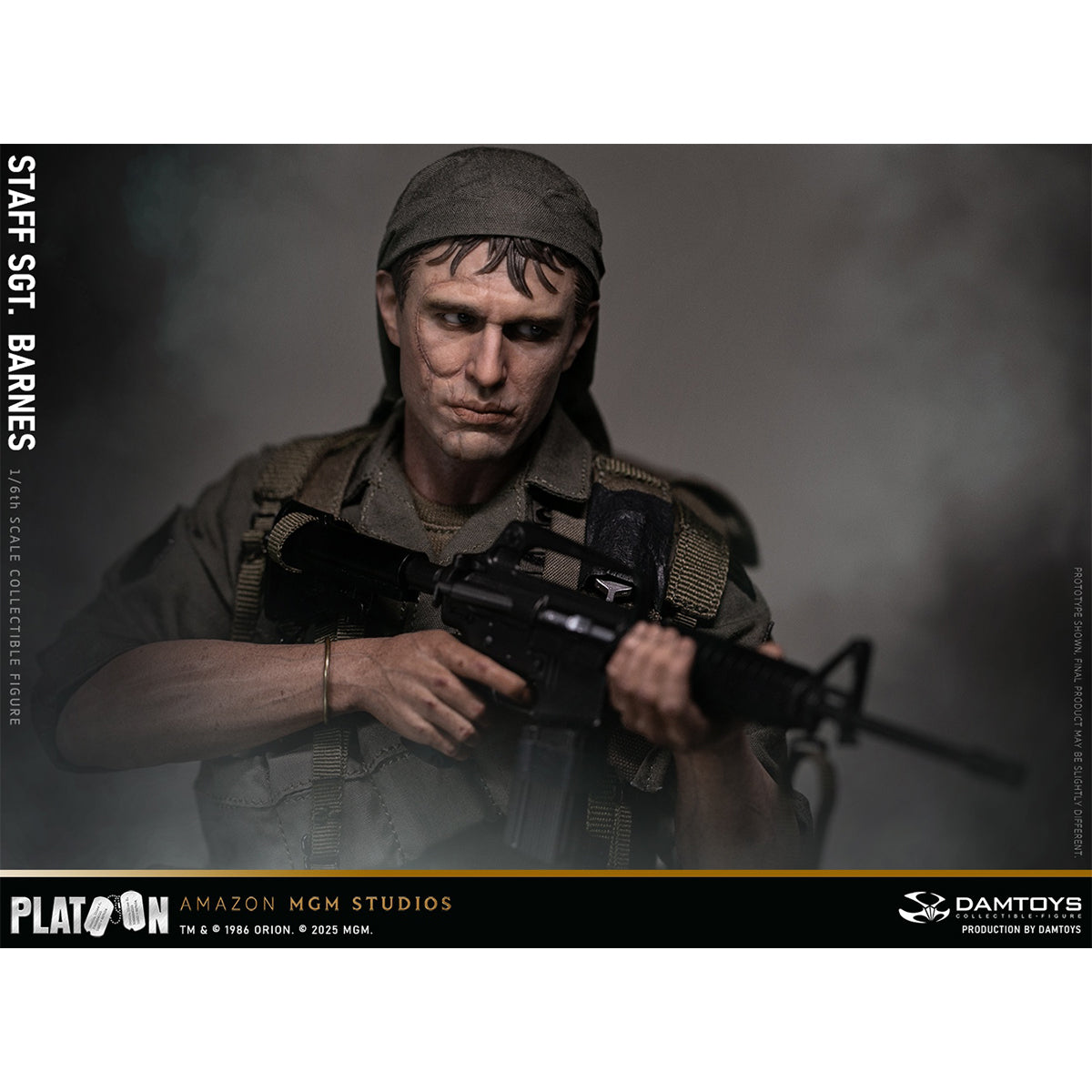 DAMTOYS NO.DMS045 Field Platoon U.S. Army Sergeant Barnes (Vietnam) 1/6 Scale Action Figure