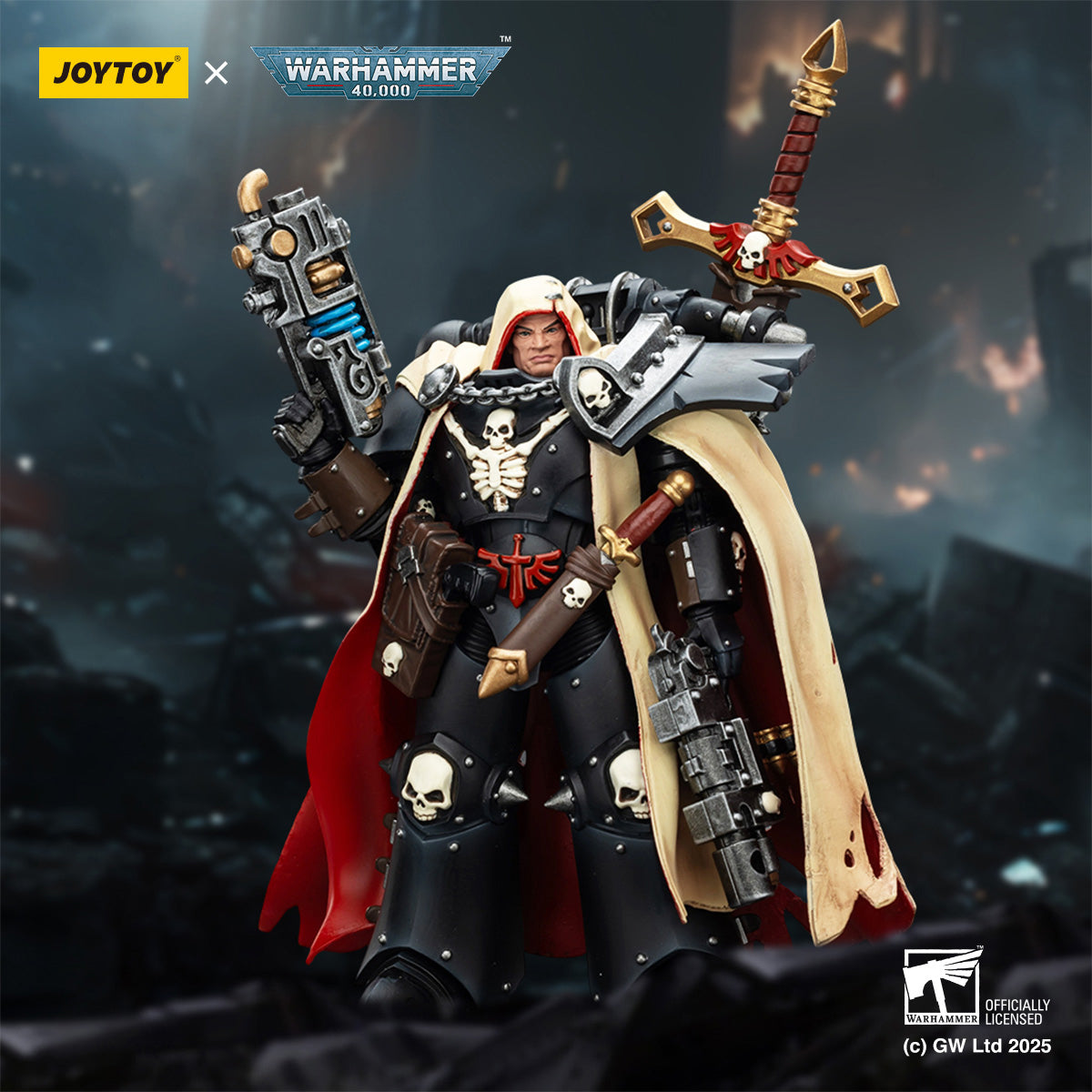 JOYTOY Blood Angels Sanguinary Guard with Angelus Boltgun and Encarmin