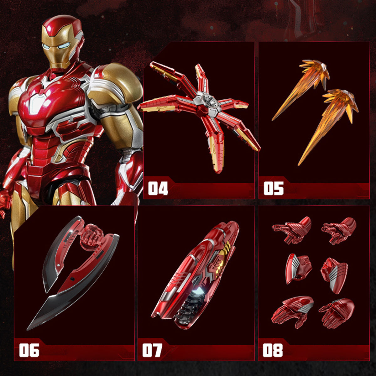 Blokees Heroes Iron Man MK85 Beyond Edition Assembly Model Kits