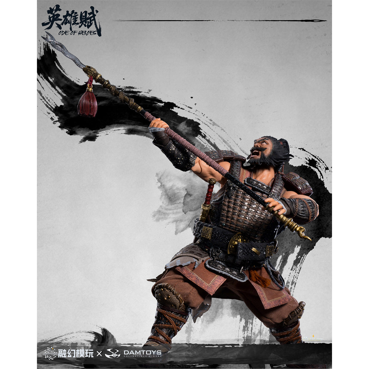 FUSION FANTASY × DAMTOYS Odes of Heroes Wanfu Mokai FTOH-02 Zhang Fei 1/12 Scale Action Figure