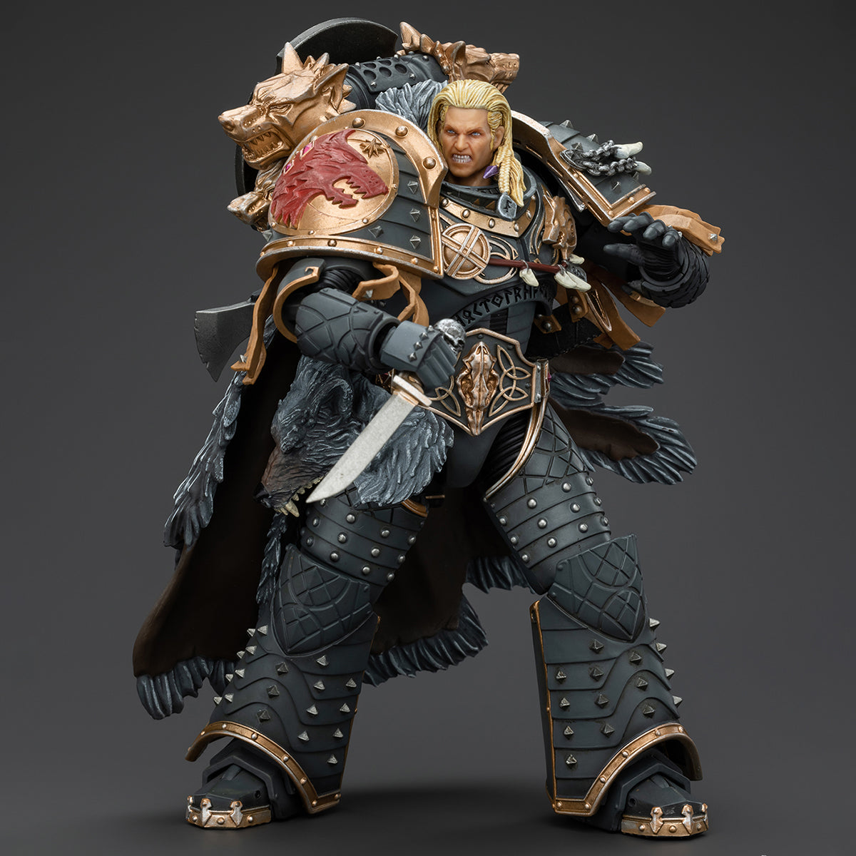 JOYTOY Warhammer The Horus Heresy Space Wolves Leman Russ Primarch of the VIth Legion Action Figures