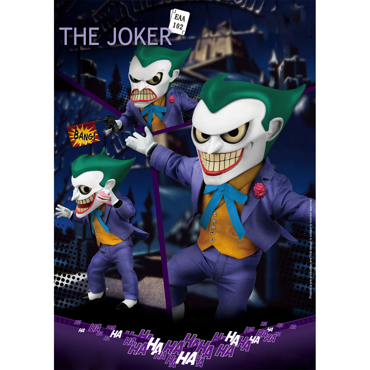 Beast Kingdom Batman Animation Series The Joker EAA-102 Action Figure