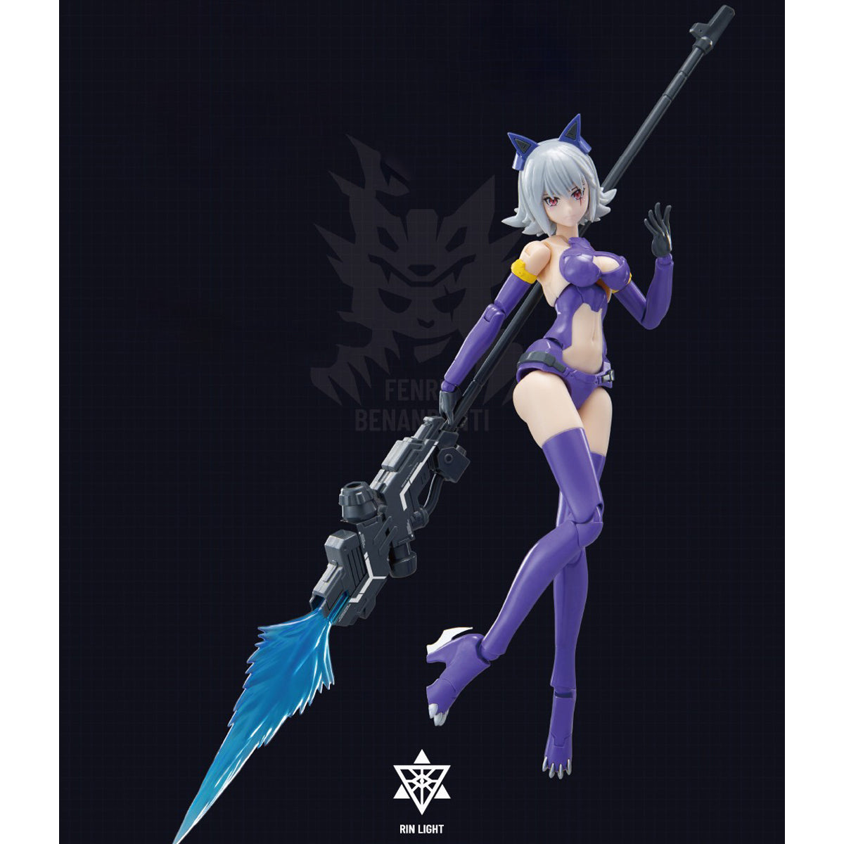 Eastern Model FENRIR Mecha Girl Wolf Girl 1/12 Scale Model Kit
