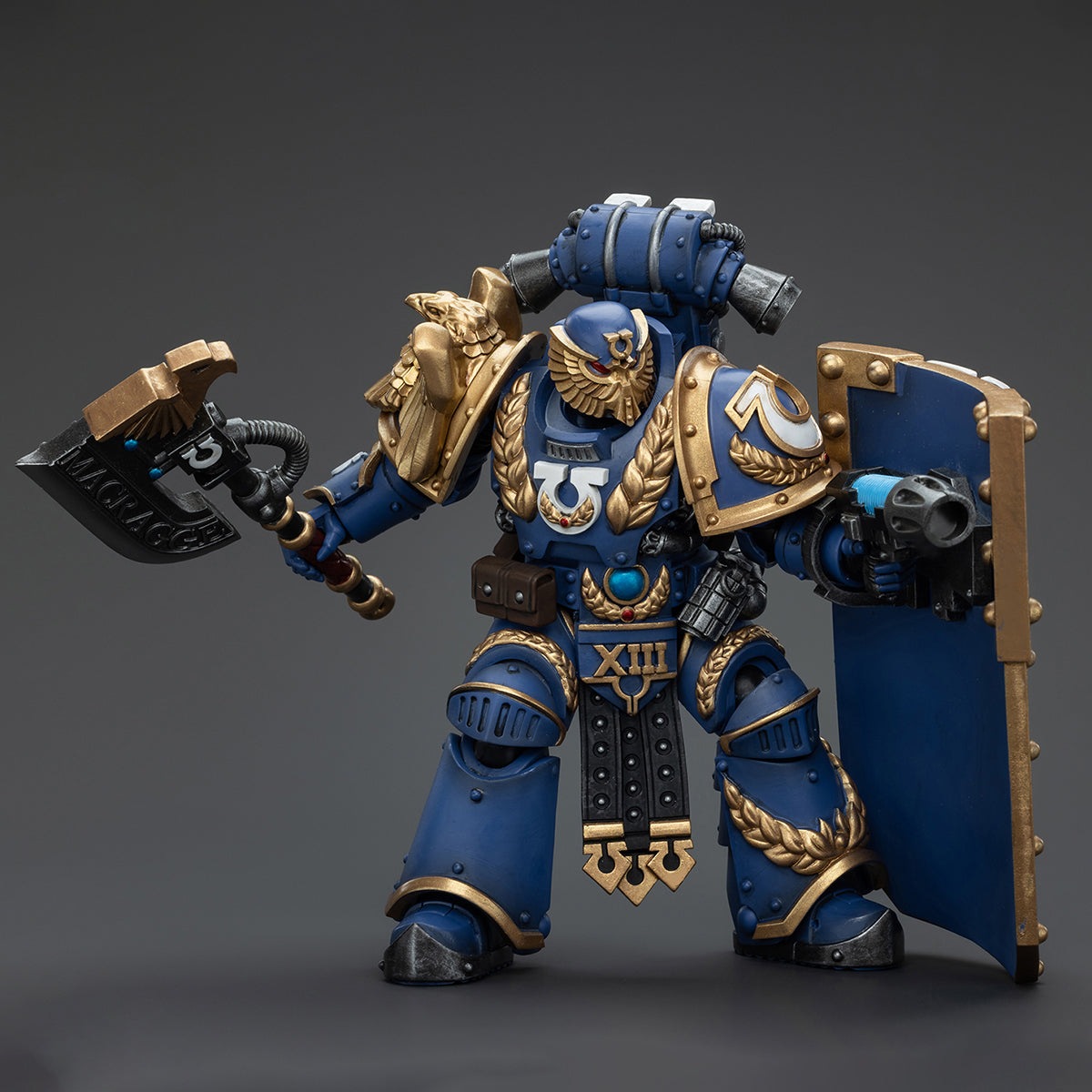 Figura de acción JOYTOY Warhammer La Herejía de Horus Ultramarines Invictarus Suzerain Squad Suzerain 2