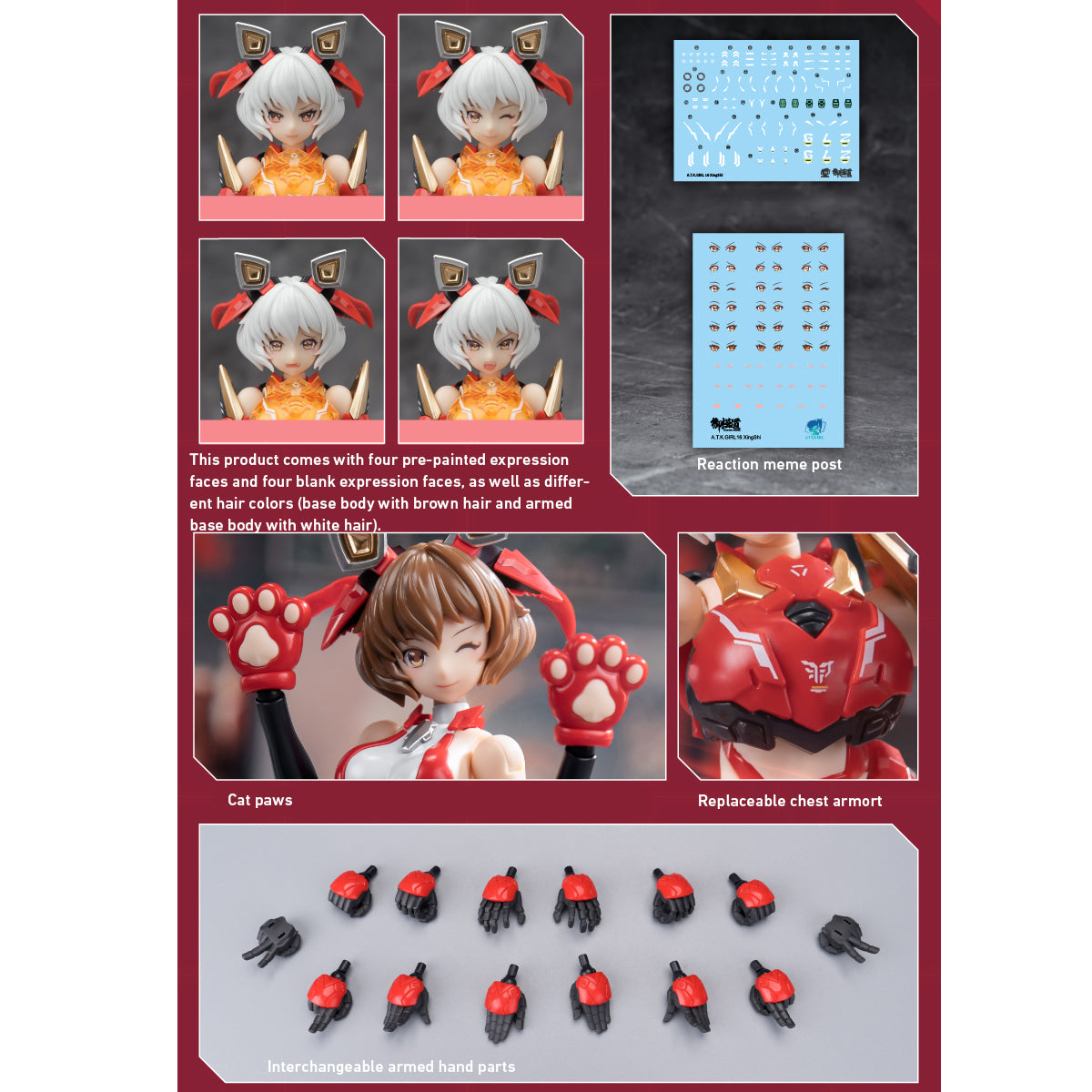 E-Model 1/12 Eternal Daylight: Ling King Awakening Lion - Festive Blessings Assembly Model Kits