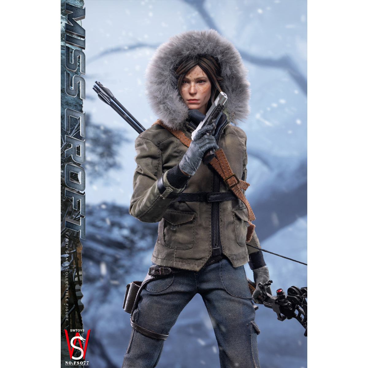 SWtoys MISS CROFT NO:FS077 1/6 Scale Action Figure
