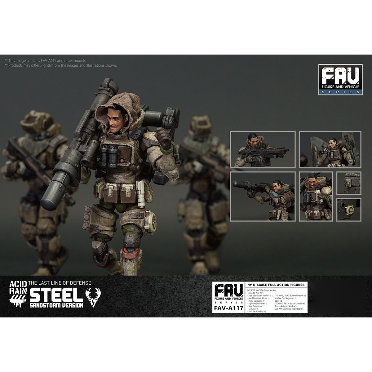 TOY ALLIANCE Acid Rain World Steel（Sandstorm Version） Action Figure