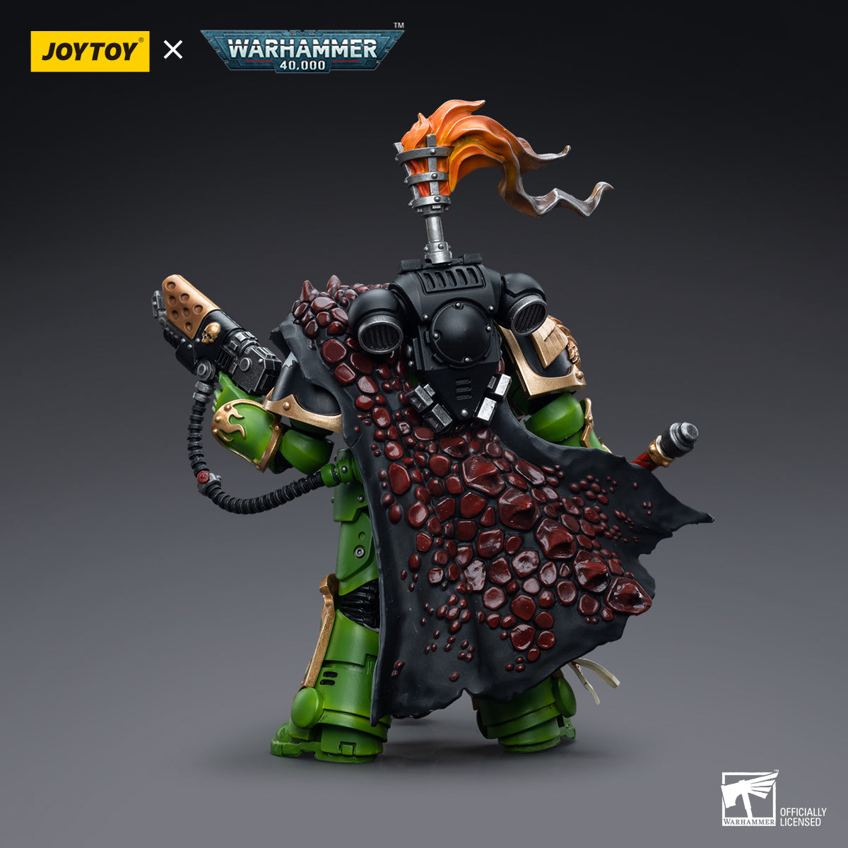 JOYTOY Salamanders Eradicators Sergeant Bragar/Brother T'Kren/Captain Adrax Agatone 1/18 Scale Action Figure