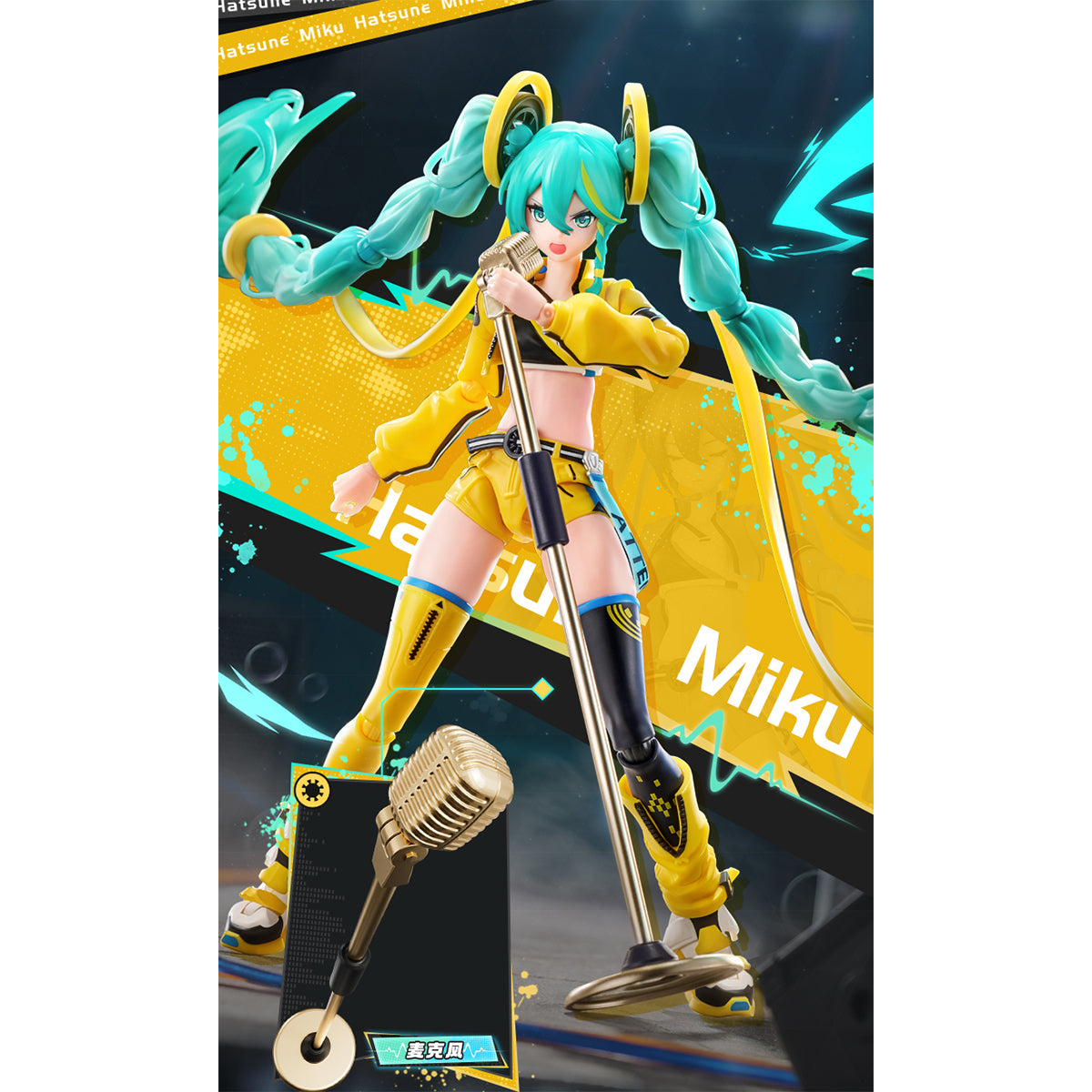 BLOKEES Miracle Edition Hatsune Miku Dynamic Sound Glow Ver. Pre-assem
