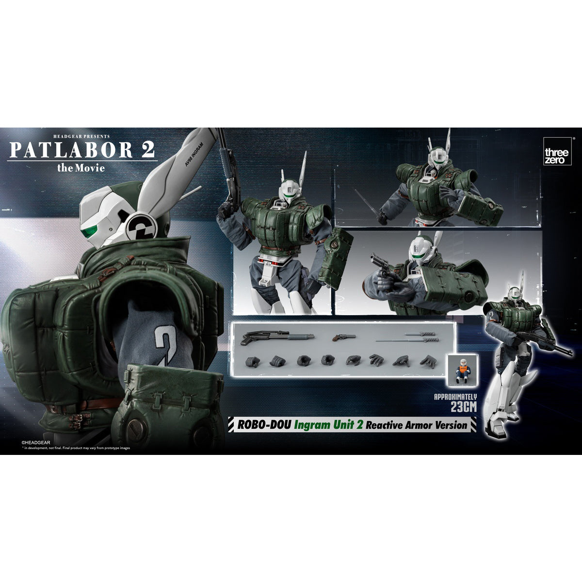 Threezero Ingram Unit 2 Reactive Armor Version 1/35 Scale Action Figure