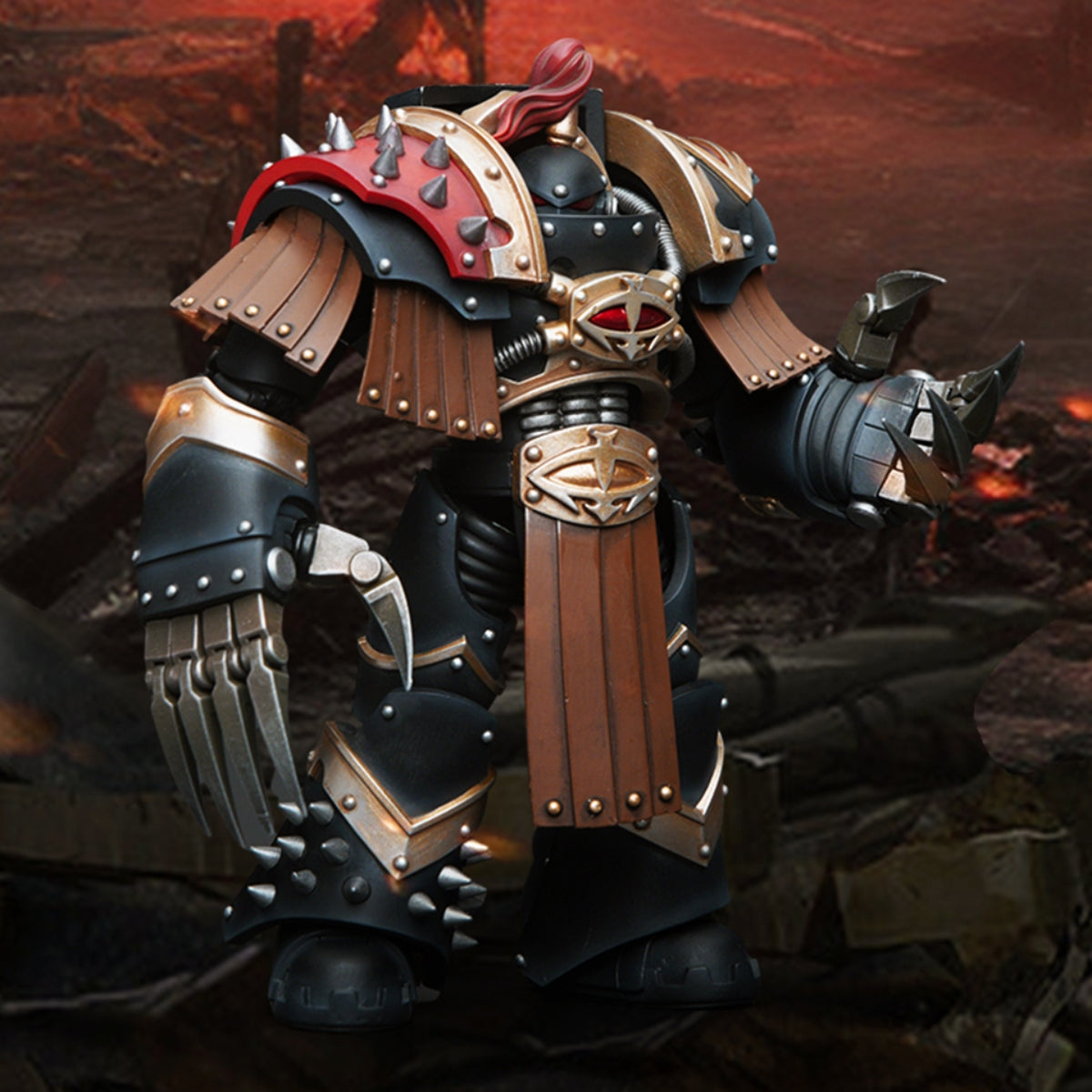 JoyToy Warhammer The Horus Heresy: Sons of Horus Justaerin Terminator Squad Justaerin with Lightning Claws 1:18 Scale Action Figures