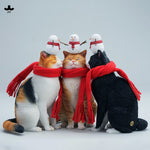 JXK Warm Cat in Winter Corner JXK349 Collectible Animal Figurine