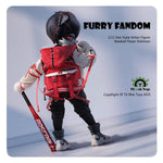 Tit Mok Toys Poseable Beastman Baseball Prodigy Robinson 1/12 Scale Furry Series Action Figure